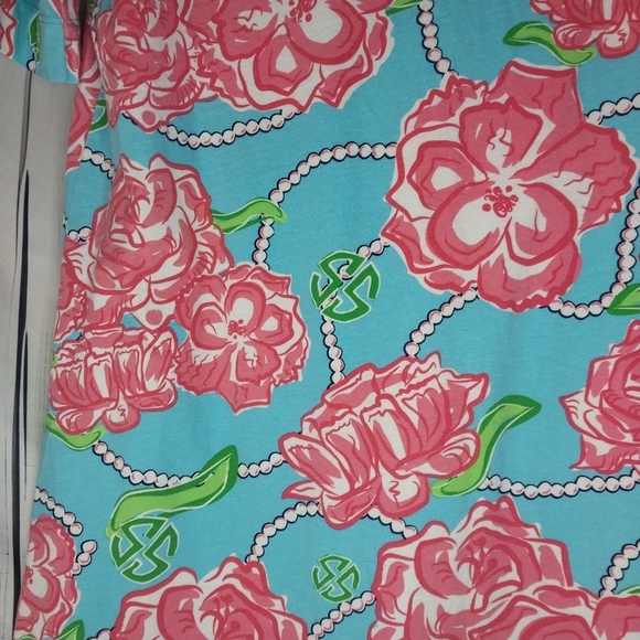 Simply Southern Bloom Floral Pearl Pocket T Shirt Dress - Picture 12 of 13